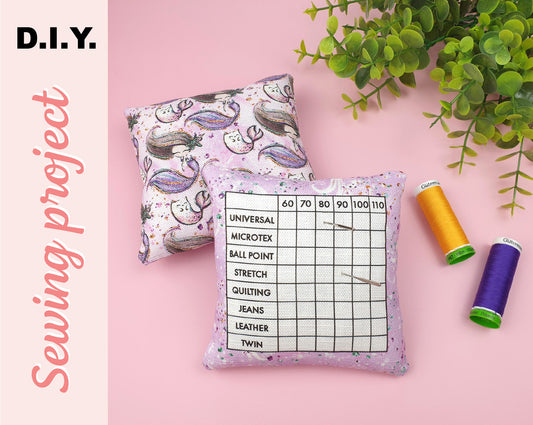 Sewing machine needle sorter pin cushion