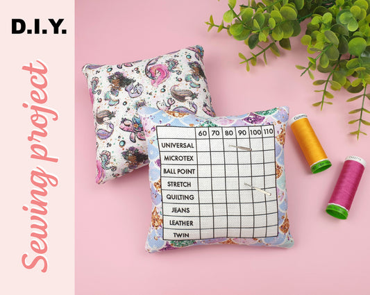 Sewing machine needle cushion