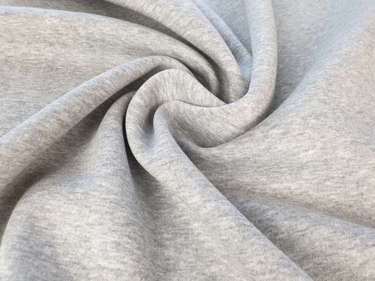 Fleece backed sweatshirt fabric