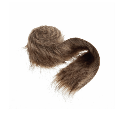 Luxury faux fur trim - Brown